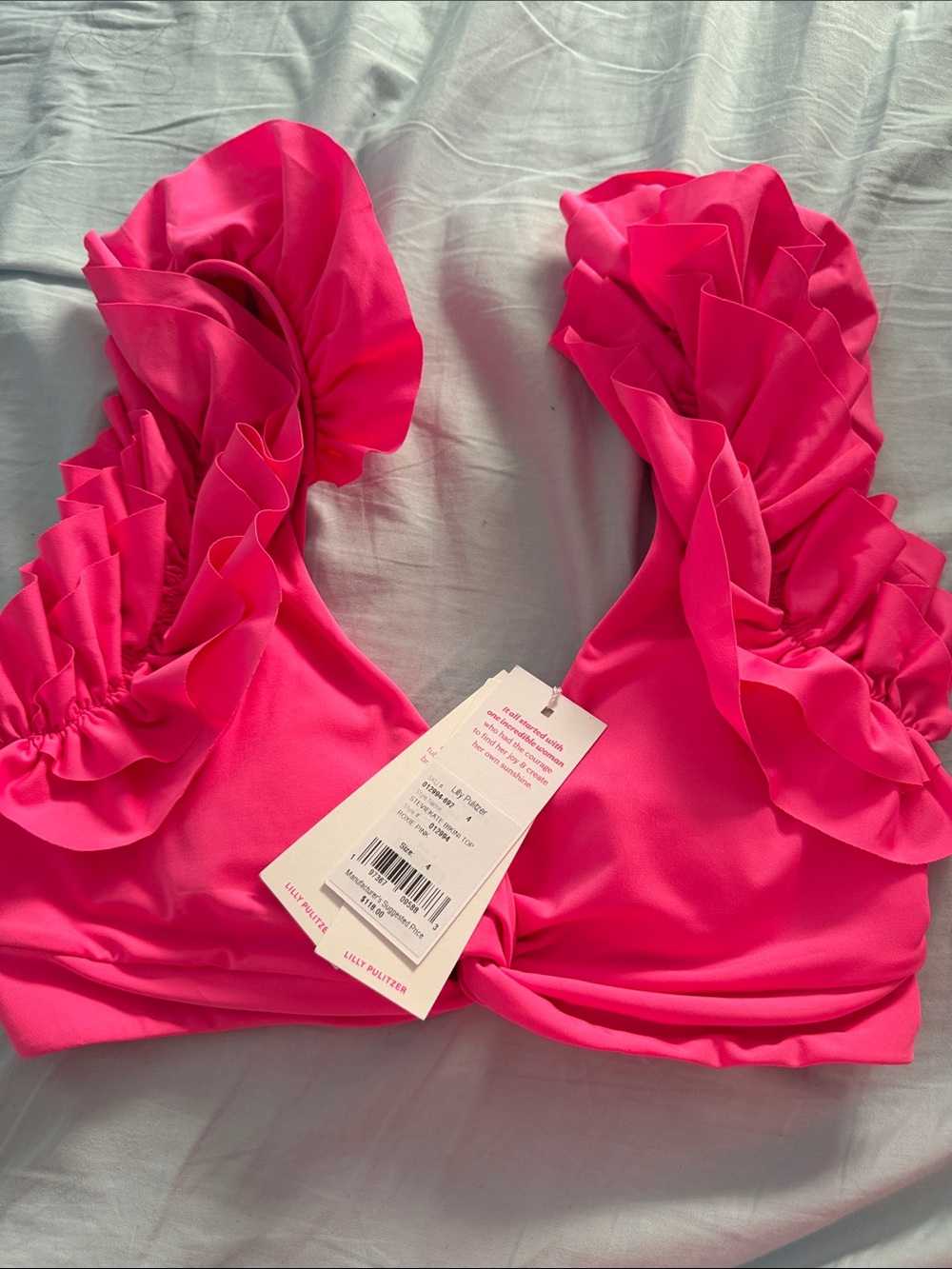 Steviekate Ruffle Bikini Top size 4